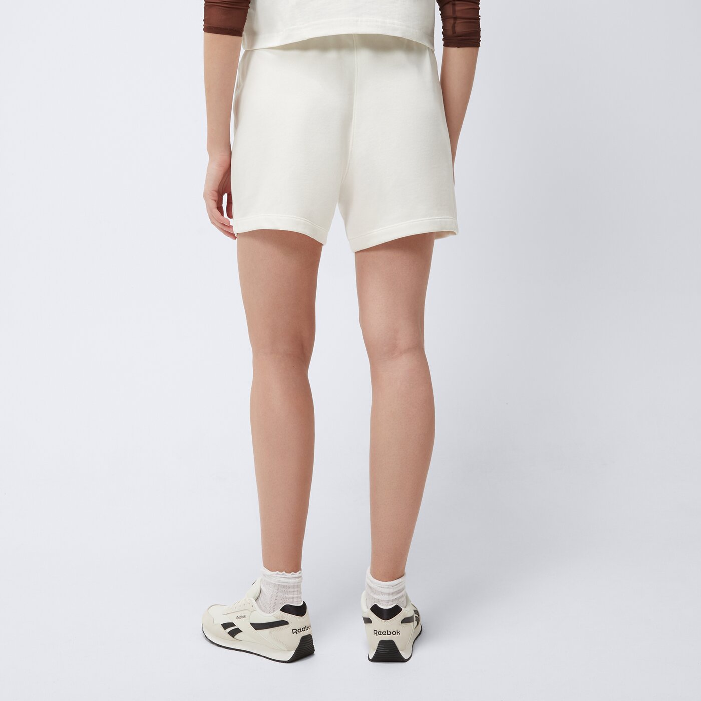 Spodenki damskie REEBOK SZORTY REEBOK IDENTITY SL FT 100234358 kolor beżowy