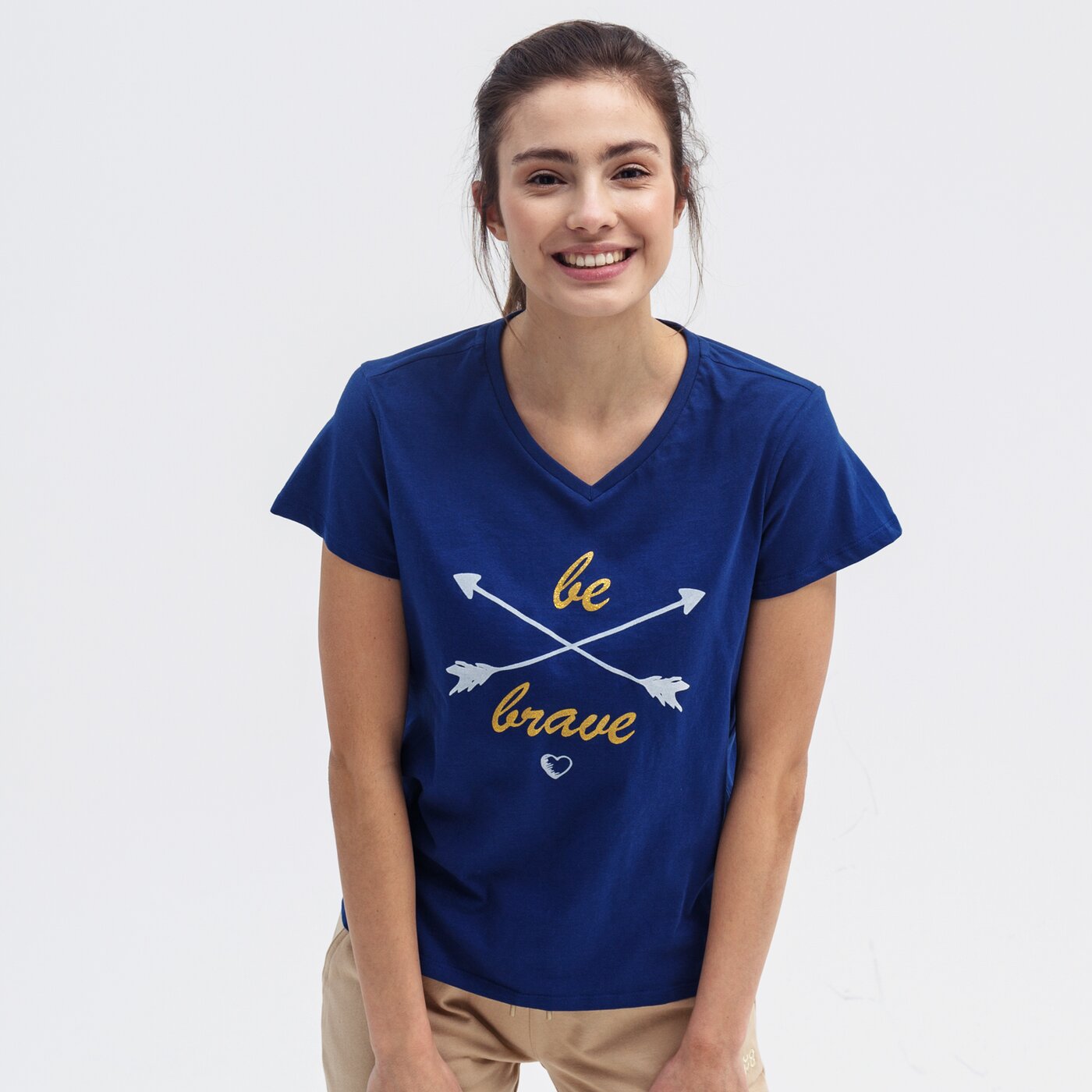 Koszulka damska UP8 T-SHIRT BEJUCO up121tsd34001 kolor granatowy