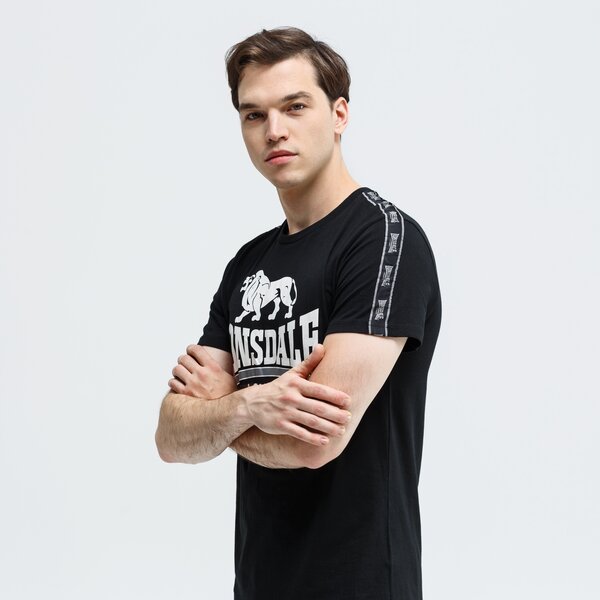 Koszulka męska LONSDALE T-SHIRT SS PARSON 114067-1522 kolor czarny