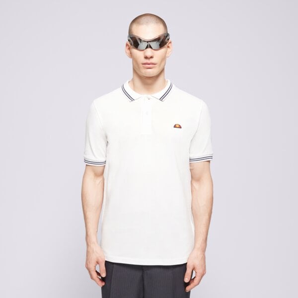 Koszulka polo męska ELLESSE POLO ROOKIE POLO WHT shr20724908 kolor biały