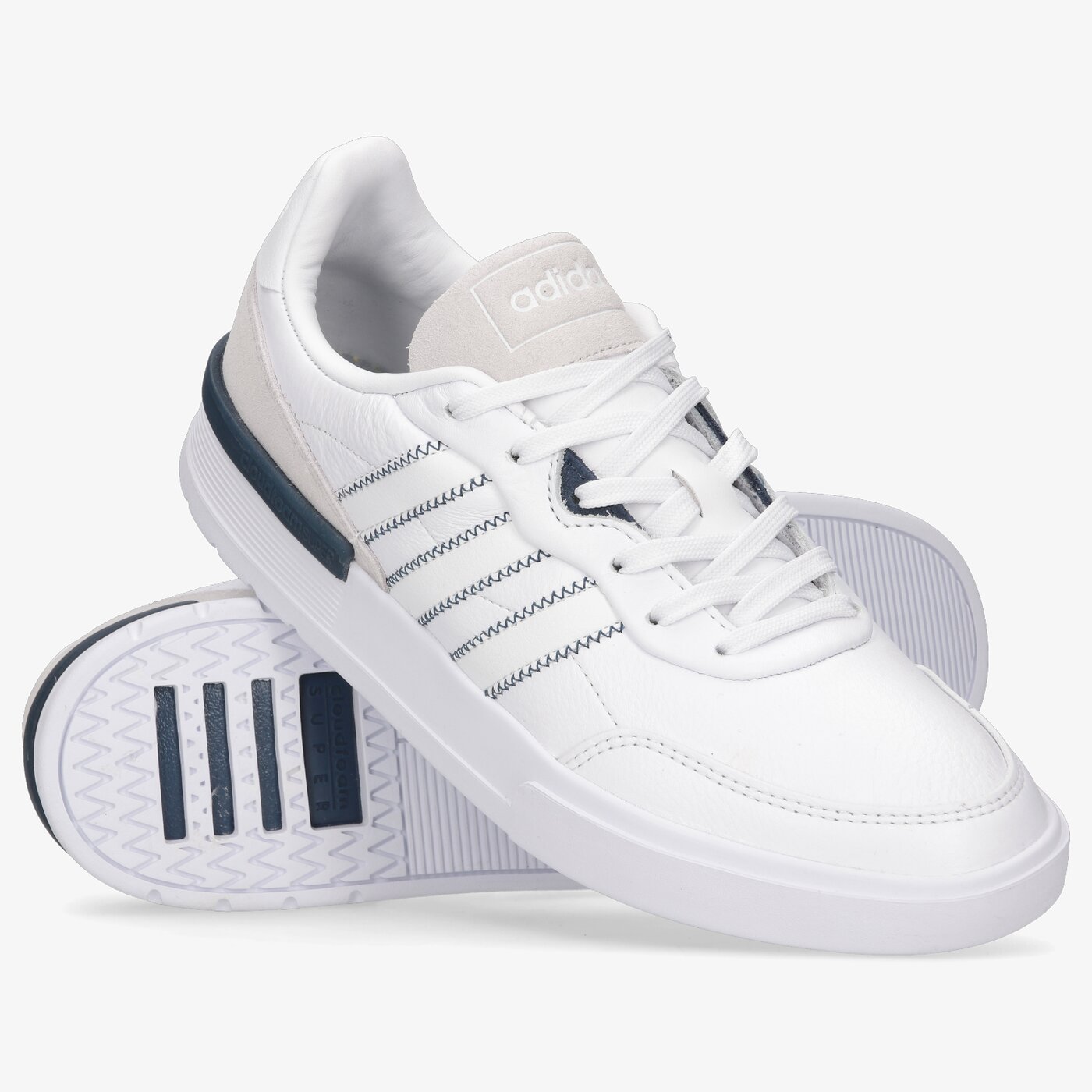 Buty sportowe męskie ADIDAS CLUBCOURT h68184 kolor biały