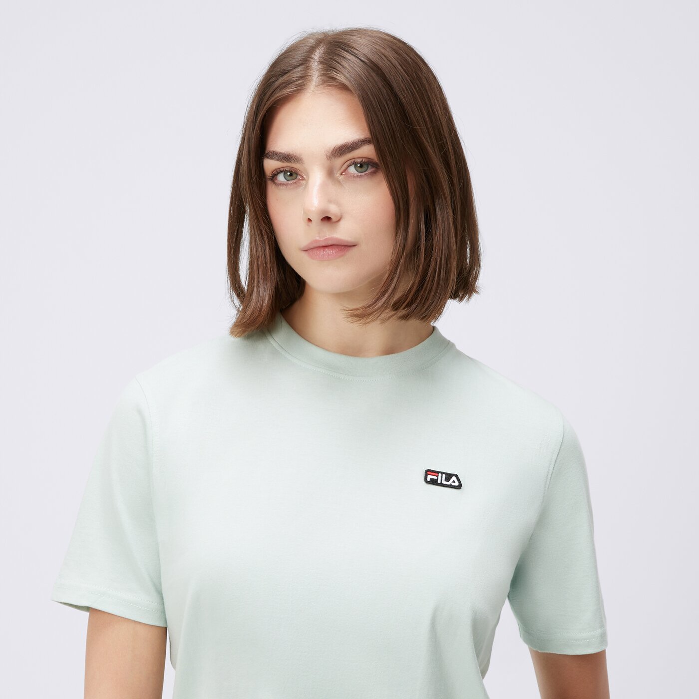 Koszulka damska FILA T-SHIRT BADGE LOGO TEE fi124tsd70264 kolor zielony