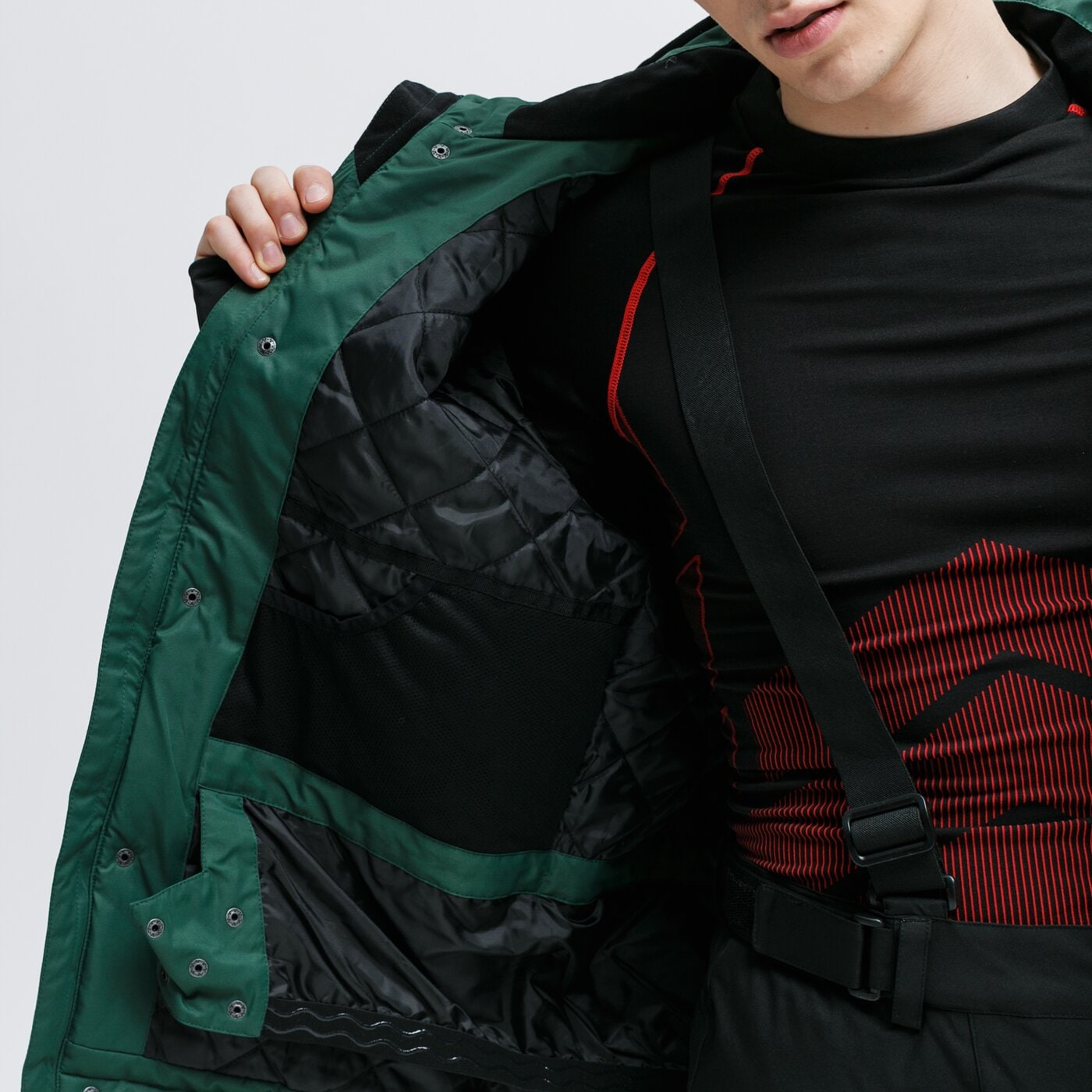 Kurtka zimowa męska FEEWEAR KURTKA NARCIARSKA ALBATROSS fw39kum55001 kolor zielony