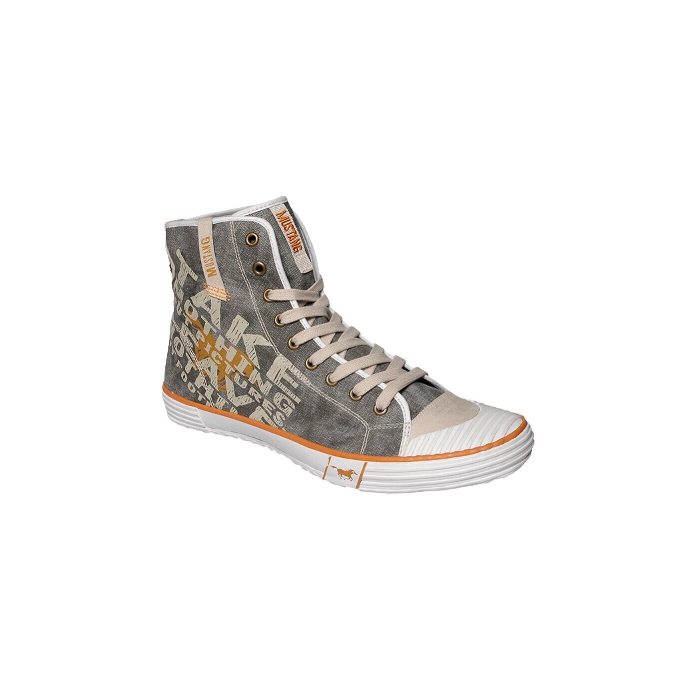 Buty sportowe męskie MUSTANG  26a059 kolor szary