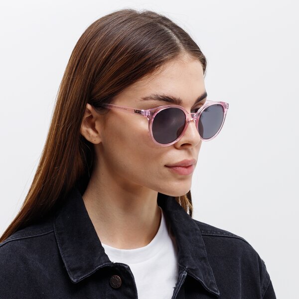 Okulary przeciwsłoneczne damskie VANS OKULARY RISE AND SHINE vn0a4dsw0fs1 kolor różowy