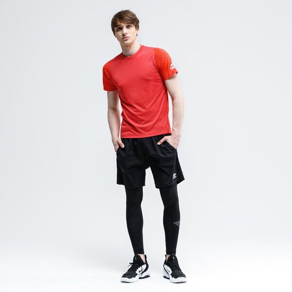 Koszulka męska ADIDAS T-SHIRT FL GEO fj6178 kolor czerwony
