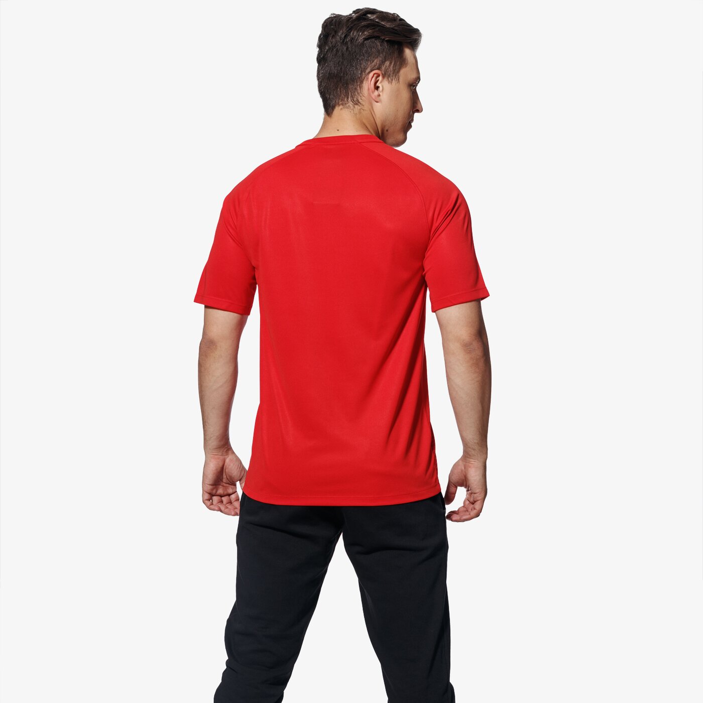 Koszulka męska NIKE T-SHIRT SS POL M NK BRT FTBL TOP SS AW aa3433-611 kolor czerwony