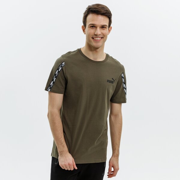Koszulka męska PUMA T-SHIRT SS POWER TAPE 589391 44 kolor khaki