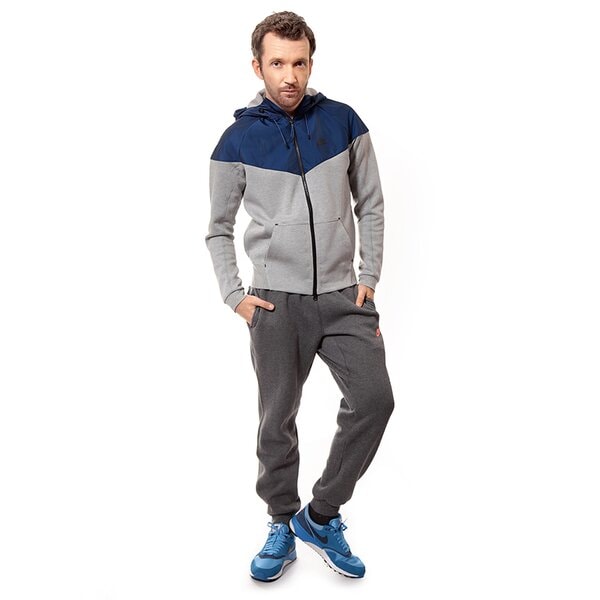 Bluza męska NIKE TECH WINDRUNNER 616757063 kolor szary
