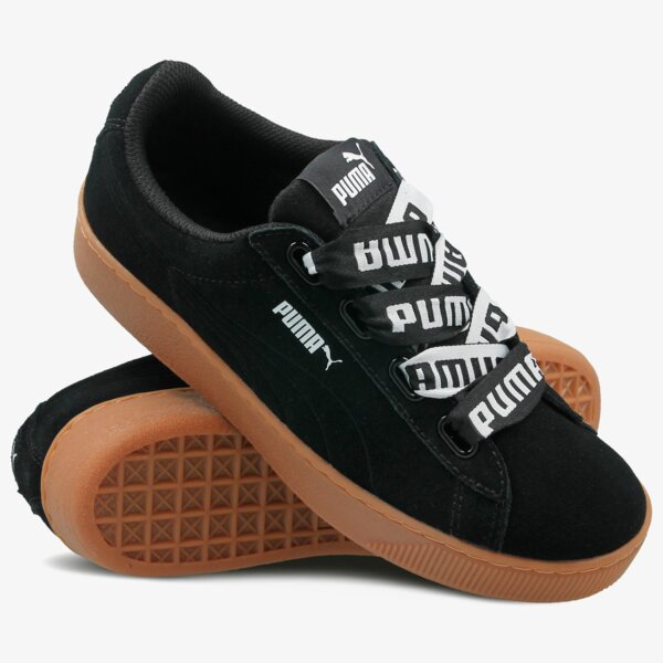 Buty sportowe damskie PUMA VIKKY PLATFORM RIBBON MU 36531401 kolor czarny