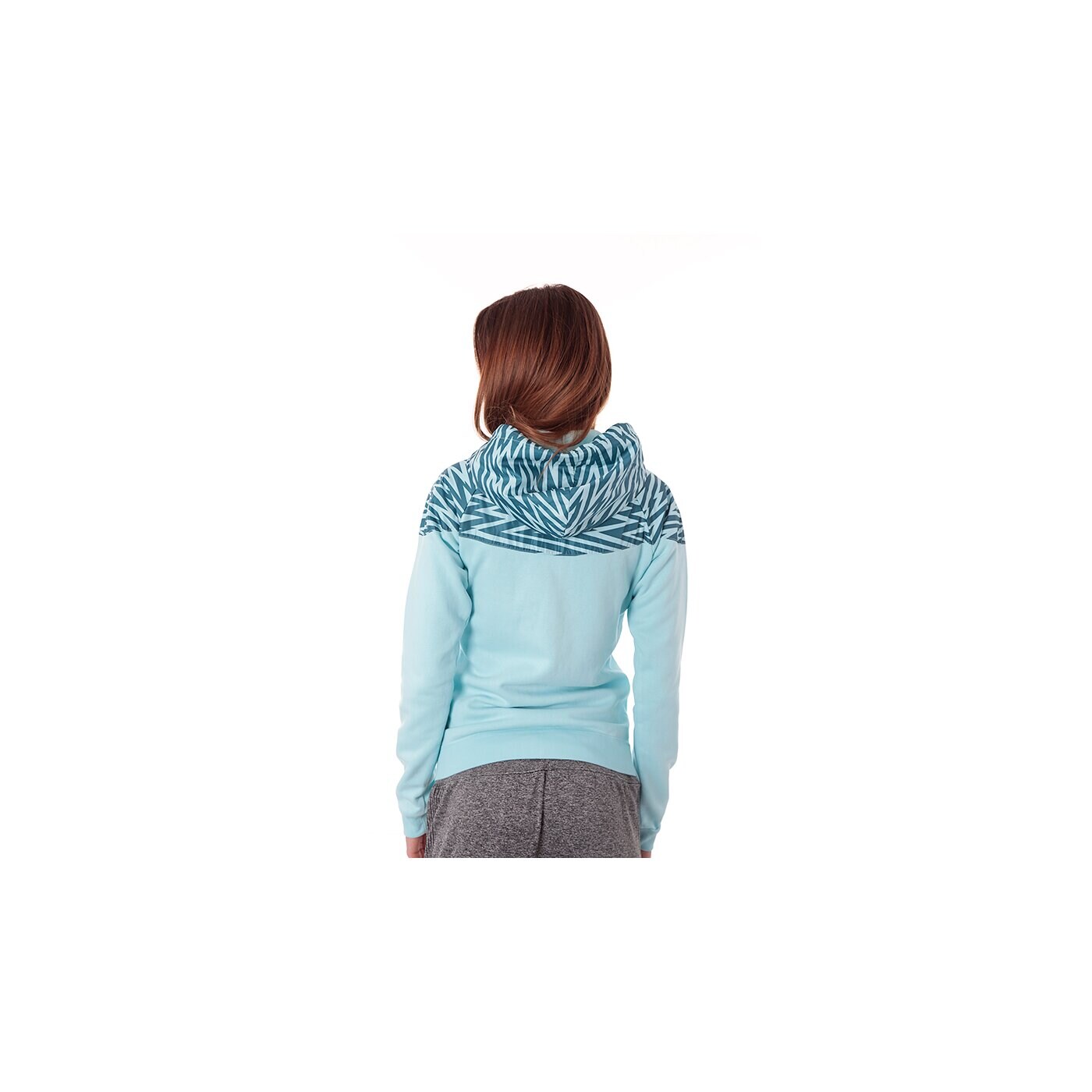 Bluza damska NIKE BLUZA RU W PRINTED OVERLAY WR 589287494 kolor niebieski