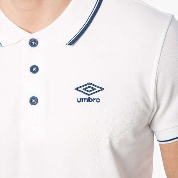 Koszulka polo męska UMBRO POLO DIEGO M ul16pom06002 kolor biały