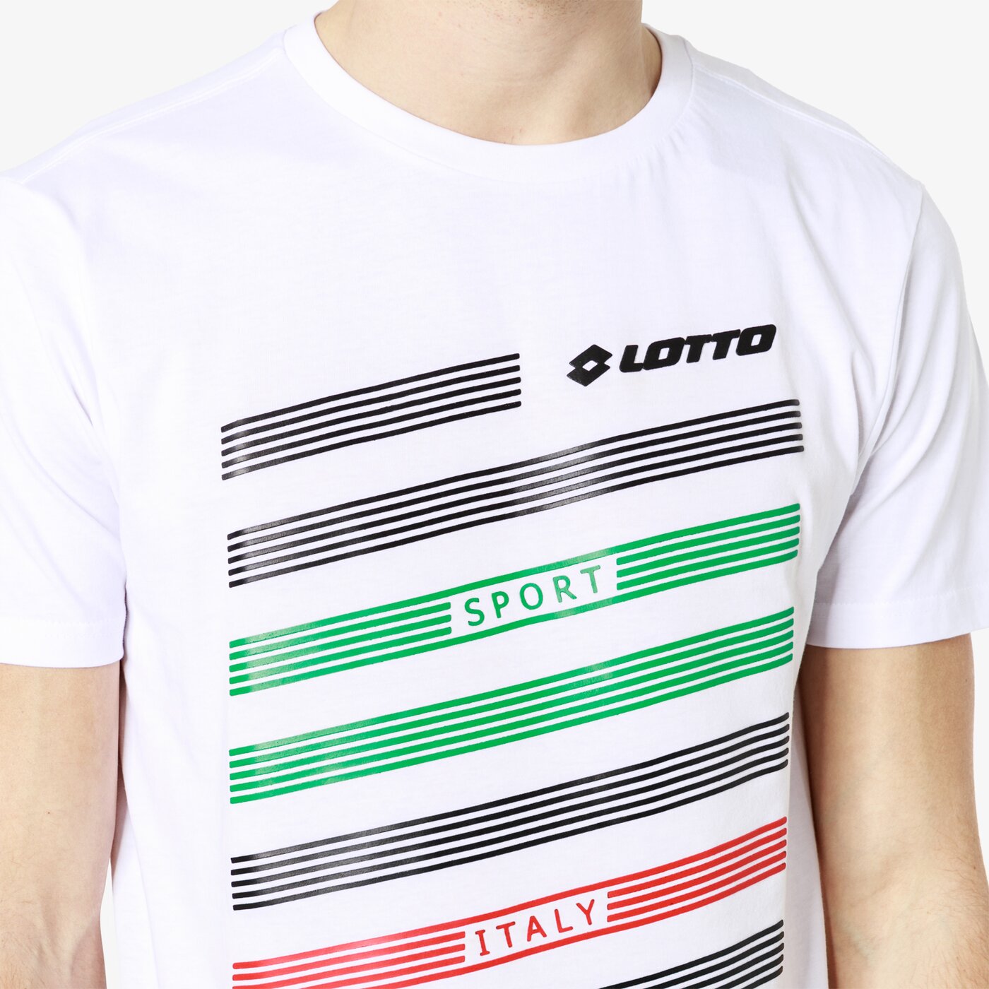 Koszulka męska LOTTO T-SHIRT SS ANGRI lo19tsm61001 kolor biały