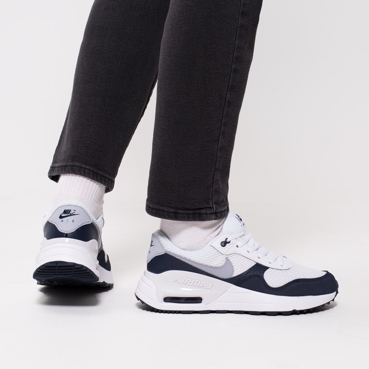 NIKE AIR MAX SYSTM (DQ0284-103) biały | Dziecięce Buty