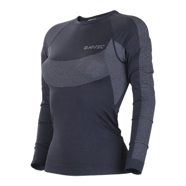 Koszulka damska HI TEC-T-SHIRT LS LADY CALIPSO SEAMLESS cal01w kolor czarny