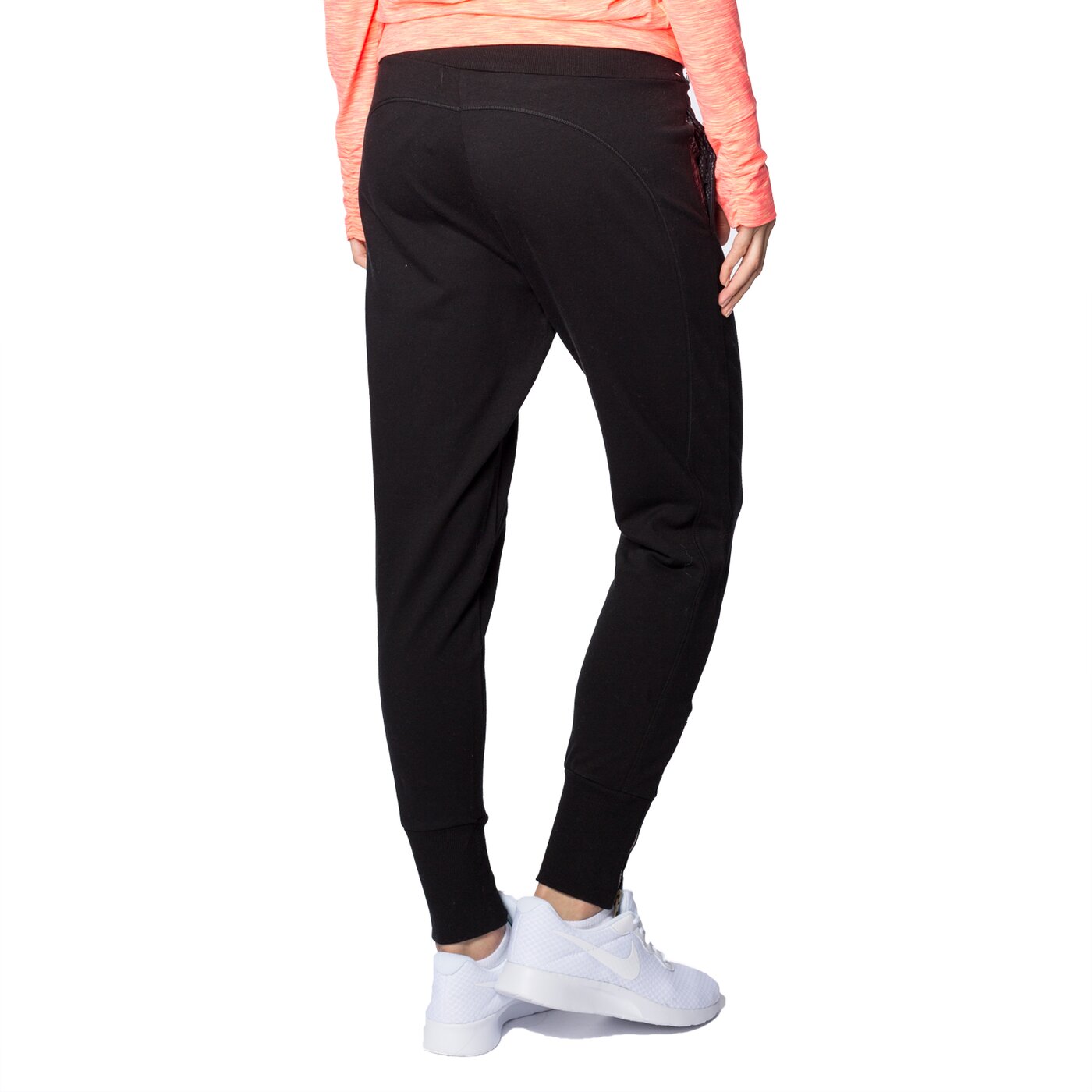 Spodnie dresowe damskie LOTTO SPODNIE INDY II RIB STC s2889 kolor czarny