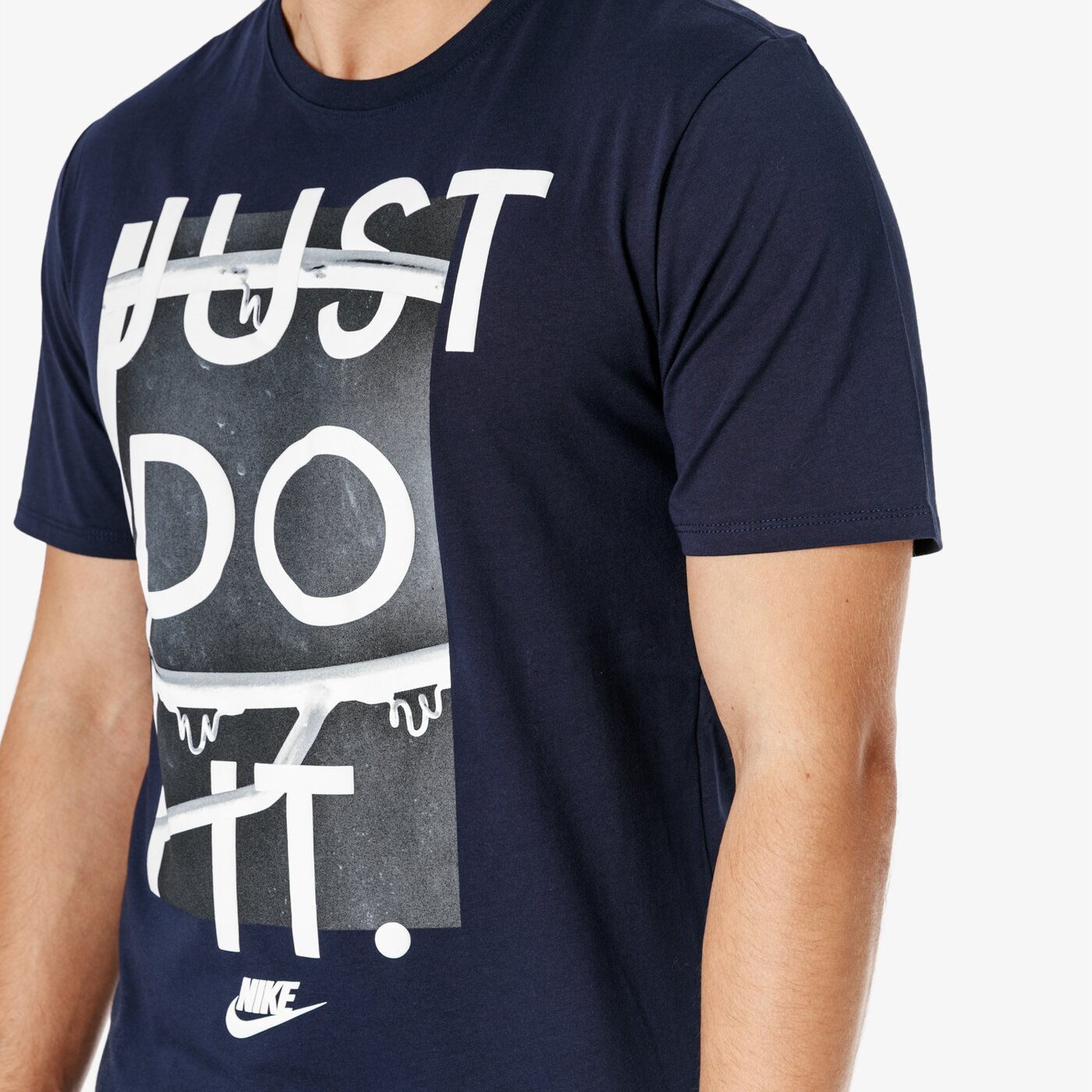 Koszulka męska NIKE T-SHIRT SS JDI+ 1 aa6419-451 kolor niebieski