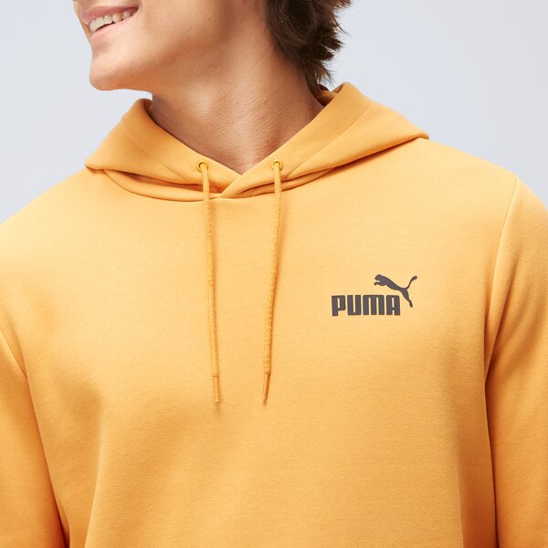 Bluza męska PUMA BLUZA Z KAPTUREM ESS SMALL LOGO FL (S) 58669127 kolor pomarańczowy