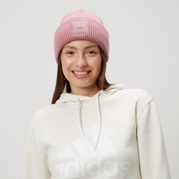 Czapka zimowa damska ADIDAS CZAPKA ZIMOWA WID CUFF BEANIE ii3546 kolor fioletowy