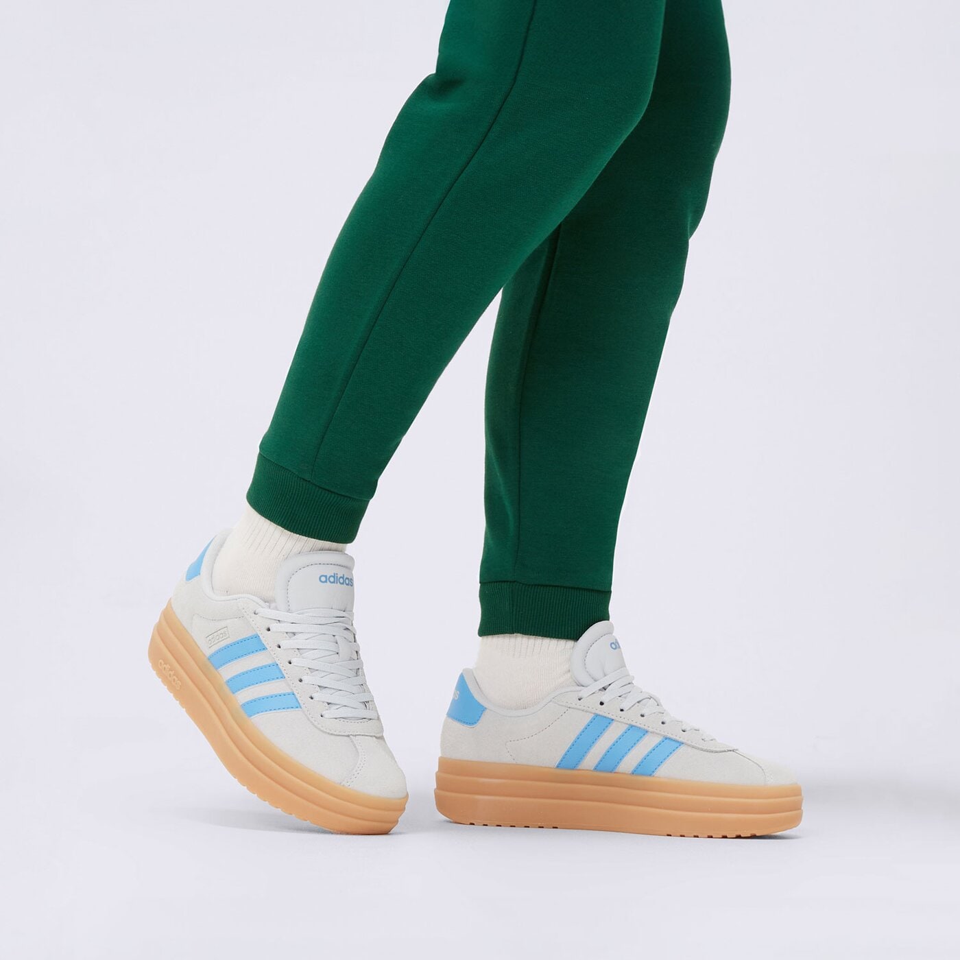 Buty sportowe damskie ADIDAS VL COURT BOLD ih2310 kolor szary