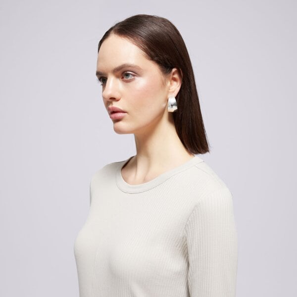 Koszulka damska CHAMPION T-SHIRT CREWNECK LONG SLEEVE T-SHIRT e10017es057 kolor beżowy