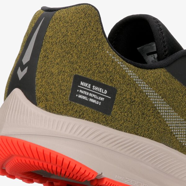 Buty do biegania męskie NIKE ZOOM WINFLO 5 RUN SHIELD ao1572300 kolor khaki