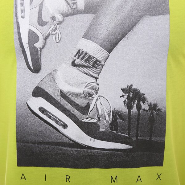 Koszulka męska NIKE T-SHIRT TEE-RU AIR MAX PHOTO 613099303 kolor zielony