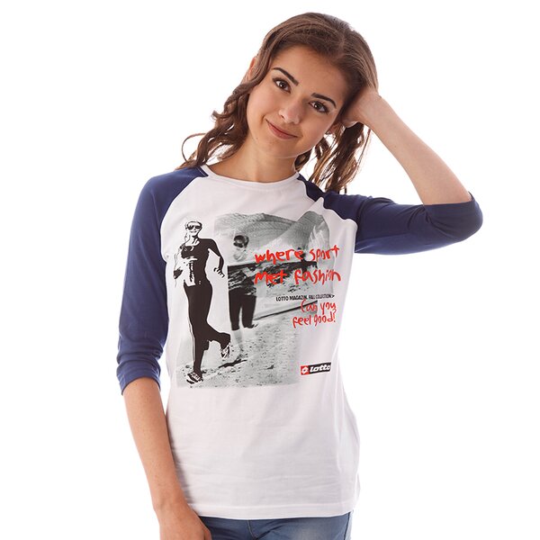 Koszulka damska LOTTO T-SHIRT BANKA lo33tsd09434 kolor biały