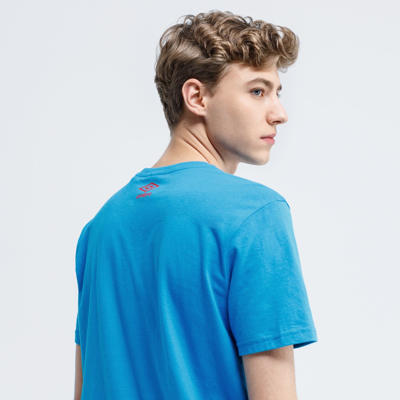 Koszulka męska UMBRO T-SHIRT STROLO ul120tsm38002 kolor niebieski