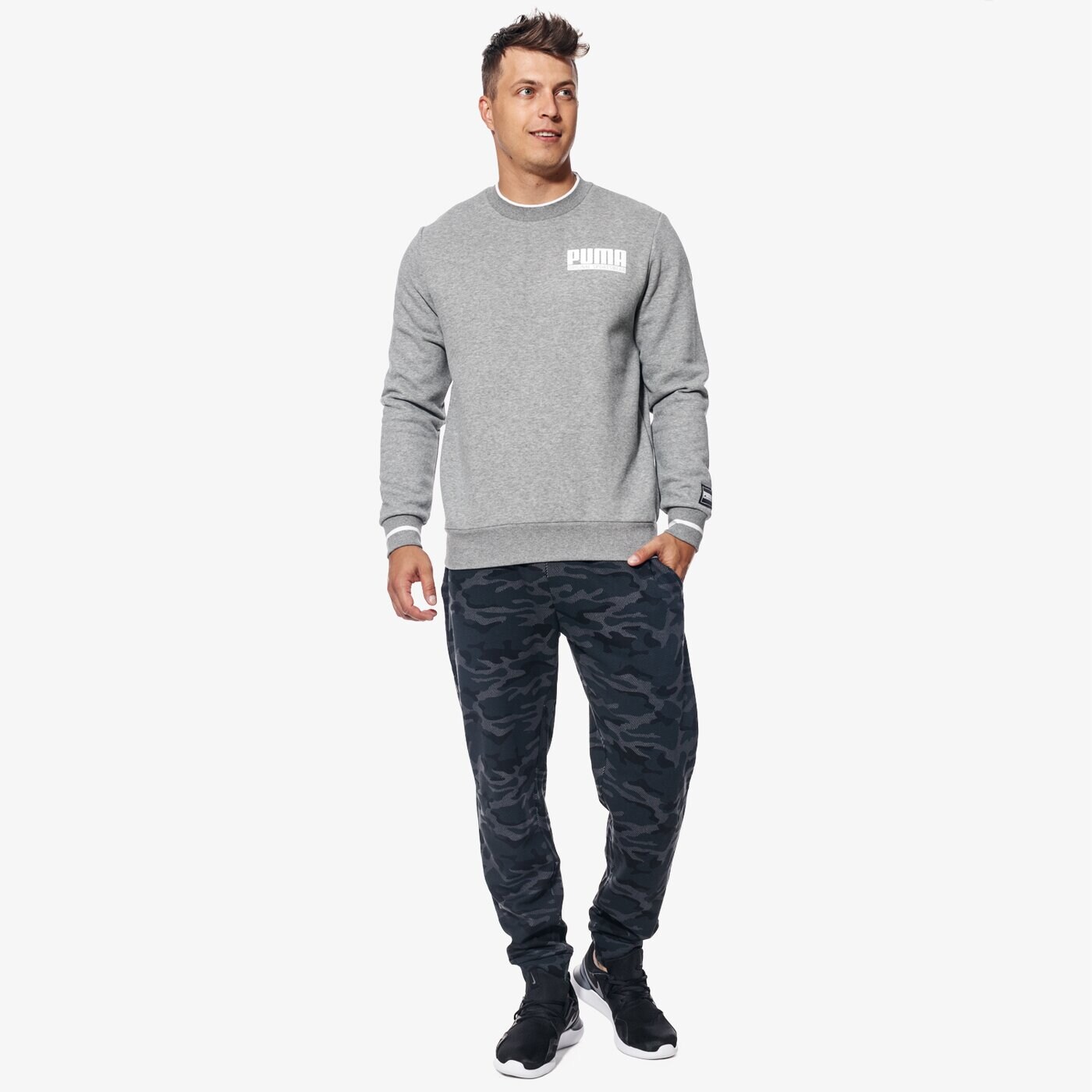 Bluza męska PUMA BLUZA STYLE ATHLETICS 85005603 kolor szary