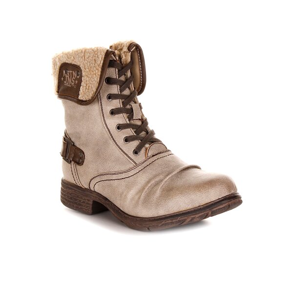Buty sportowe damskie MUSTANG  31c078 kolor szary