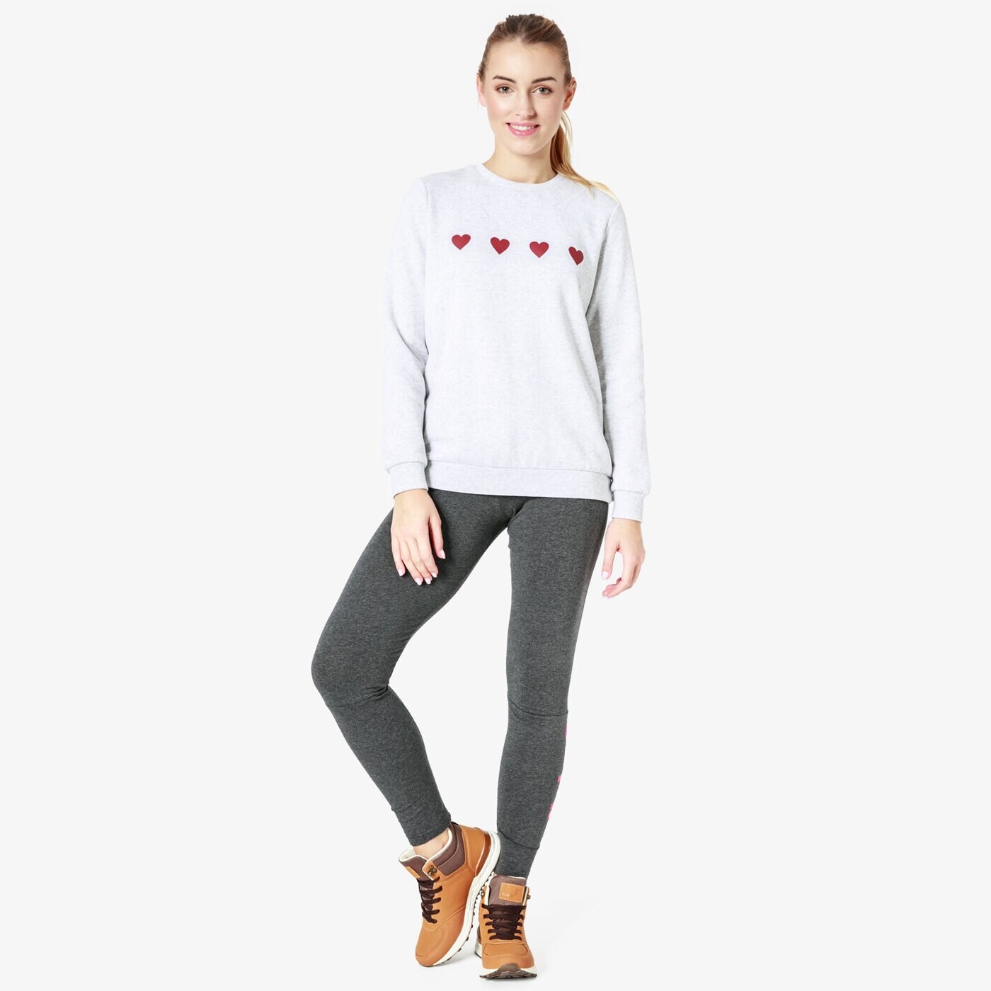 Bluza damska FEEWEAR BLUZA HEART fw38bld16001 kolor szary