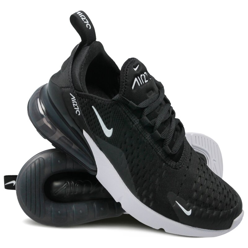 NIKE AIR MAX 270 BLACK WHITE 