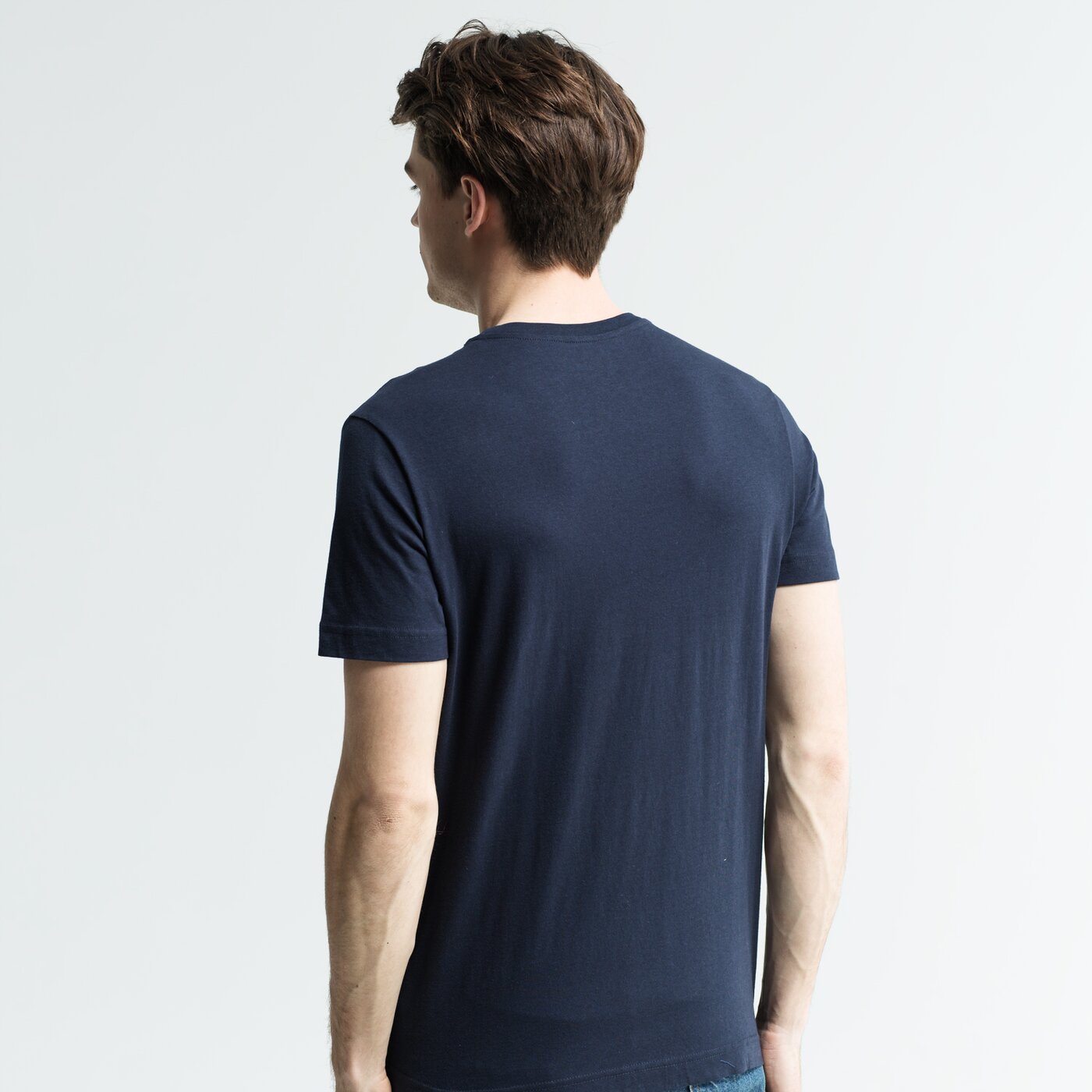 Koszulka męska LOTTO T-SHIRT SS L73 V LOGO PLUS JS 210980-1ci kolor granatowy