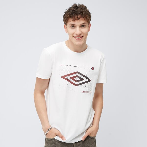 Koszulka męska UMBRO T-SHIRT DUMBY ul323tsm06001 kolor biały