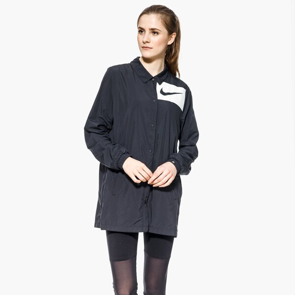 Kurtka przejściowa damska NIKE KURTKA W NSW JKT SWSH 893029-010 kolor czarny