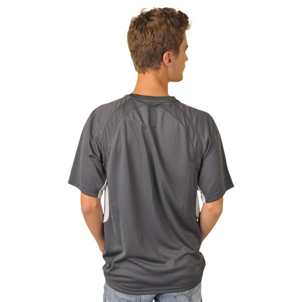 Koszulka męska UMBRO T-SHIRT GEOMETRA POLY TEE 60795uzri kolor szary