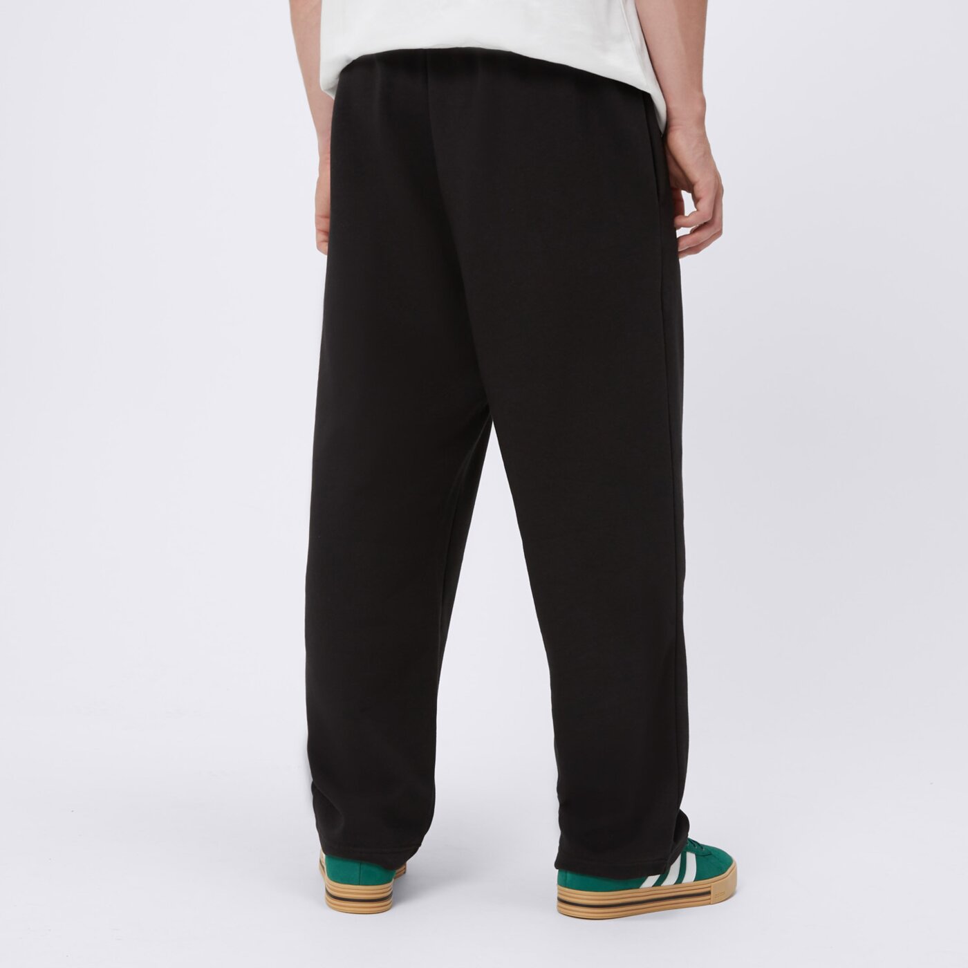 Spodnie dresowe męskie ADIDAS SPODNIE M WIDE PANT FL jf3567 kolor czarny