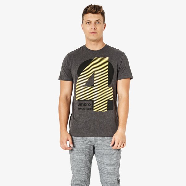Koszulka męska UMBRO T-SHIRT SS FIRM ul38tsm48001 kolor szary