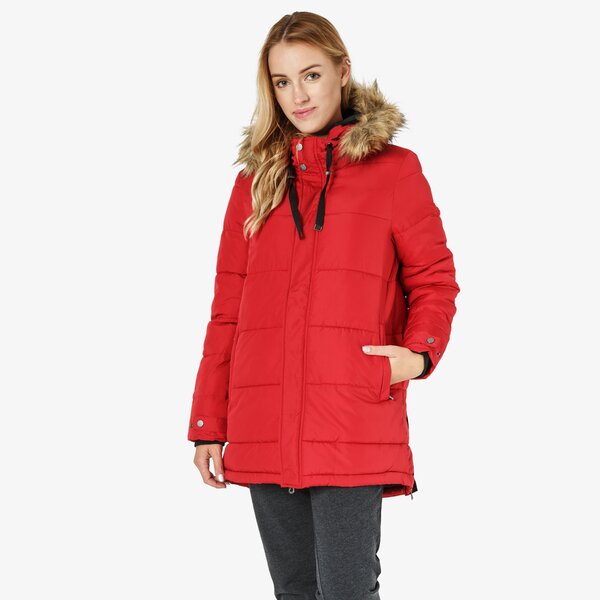 Kurtka zimowa damska FEEWEAR KURTKA AMOR fw38kud32001 kolor czerwony