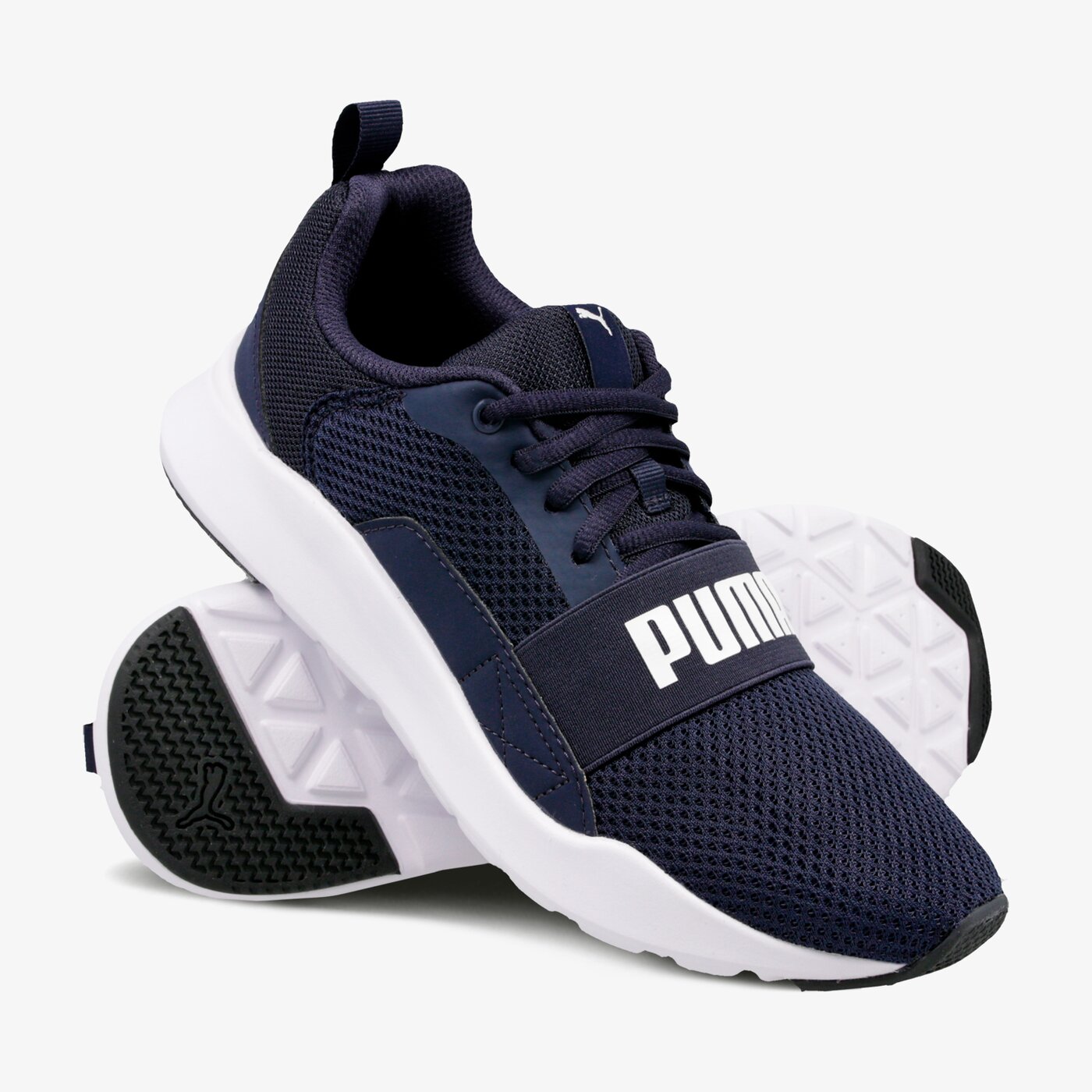 Buty do biegania dla dzieci PUMA WIRED JR 36690103 kolor granatowy