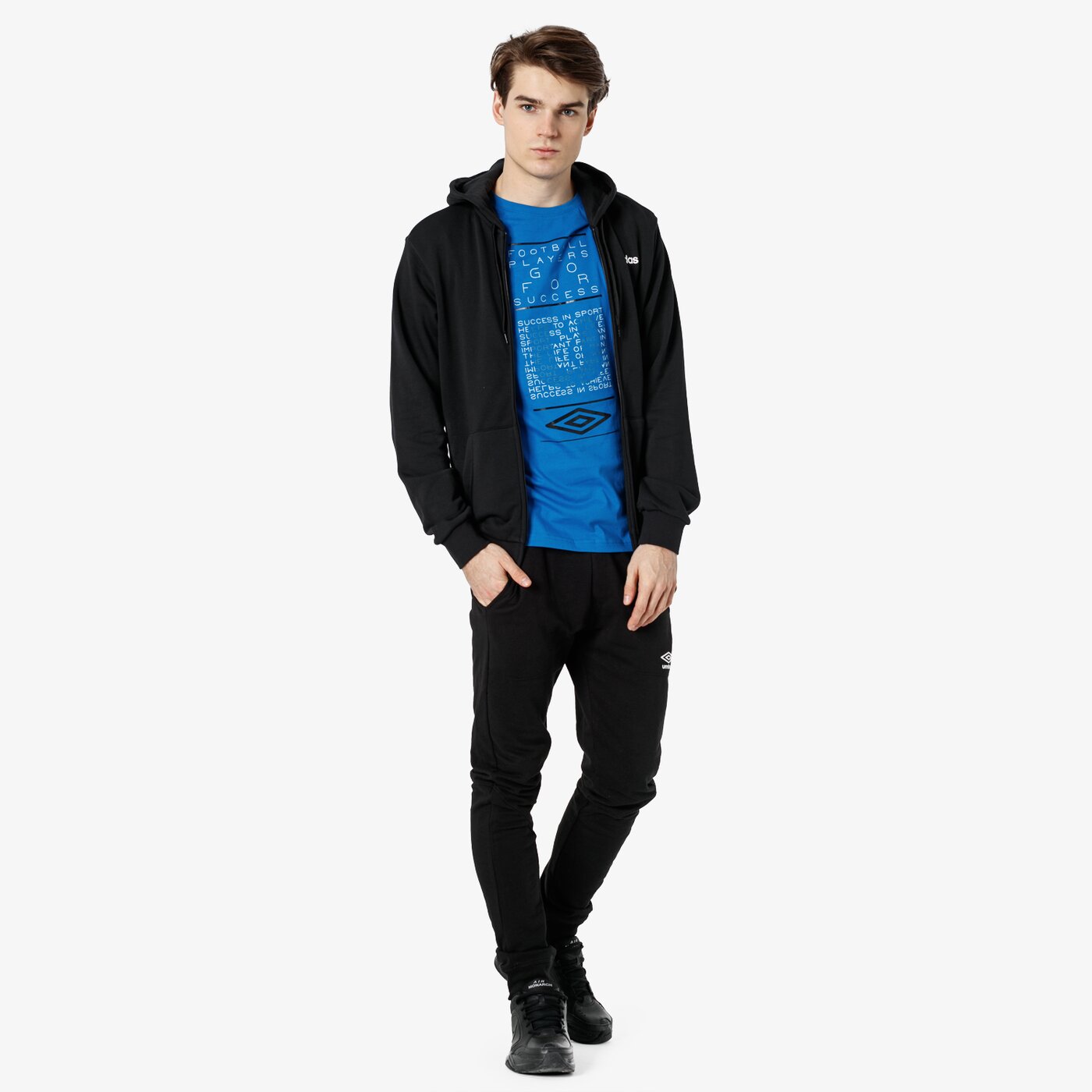 Koszulka męska UMBRO T-SHIRT SS ERMATO ul19tsm11002 kolor granatowy