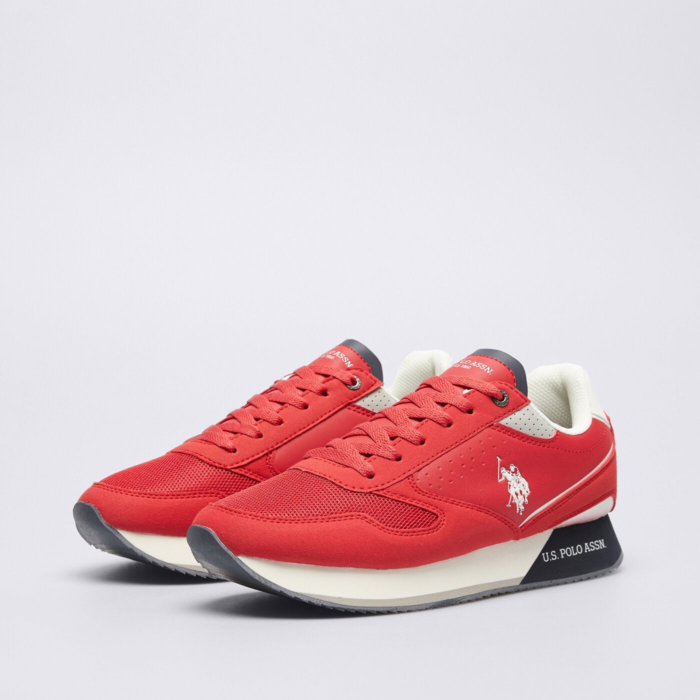 Buty sportowe męskie U.S. POLO ASSN. NOBIL003G nobil003gred001 kolor czerwony