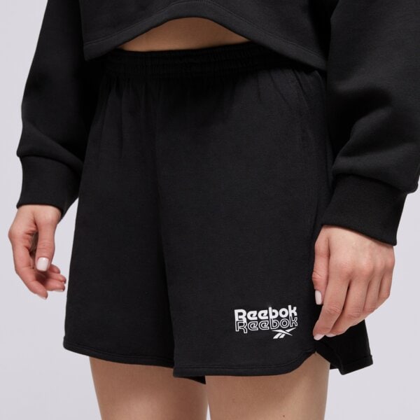 Spodenki damskie REEBOK SZORTY RIE SHORT 100075406 kolor czarny