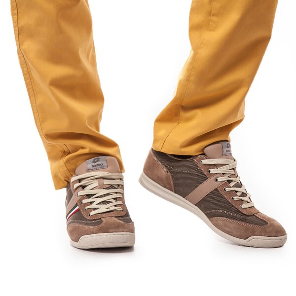 Buty sportowe męskie LOTTO GARY V r6385 kolor brązowy