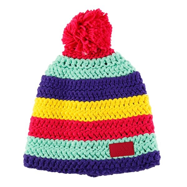 Czapka zimowa damska ADIDAS CZAPKA WOOL CROCHET BE g70551 kolor multicolor