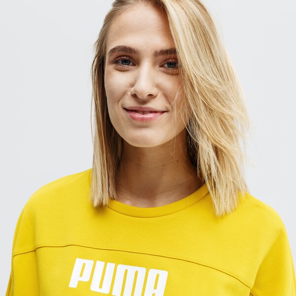 Bluza damska PUMA BLUZA NU-TILITY CROPPED CREW 58008620 kolor żółty
