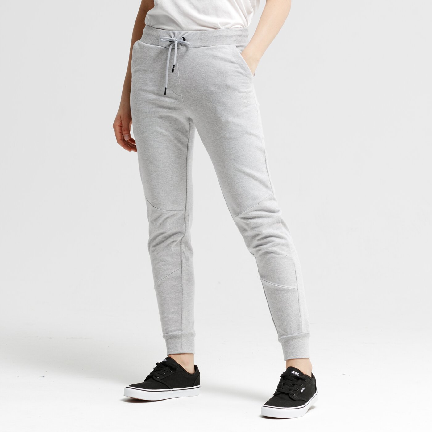 Spodnie dresowe damskie UMBRO SPODNIE HUMMY ul19spd08001 kolor szary