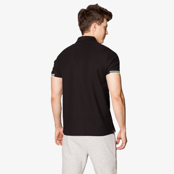 Koszulka polo męska LOTTO POLO BRODSY LOGO PLUS s0949 kolor czarny