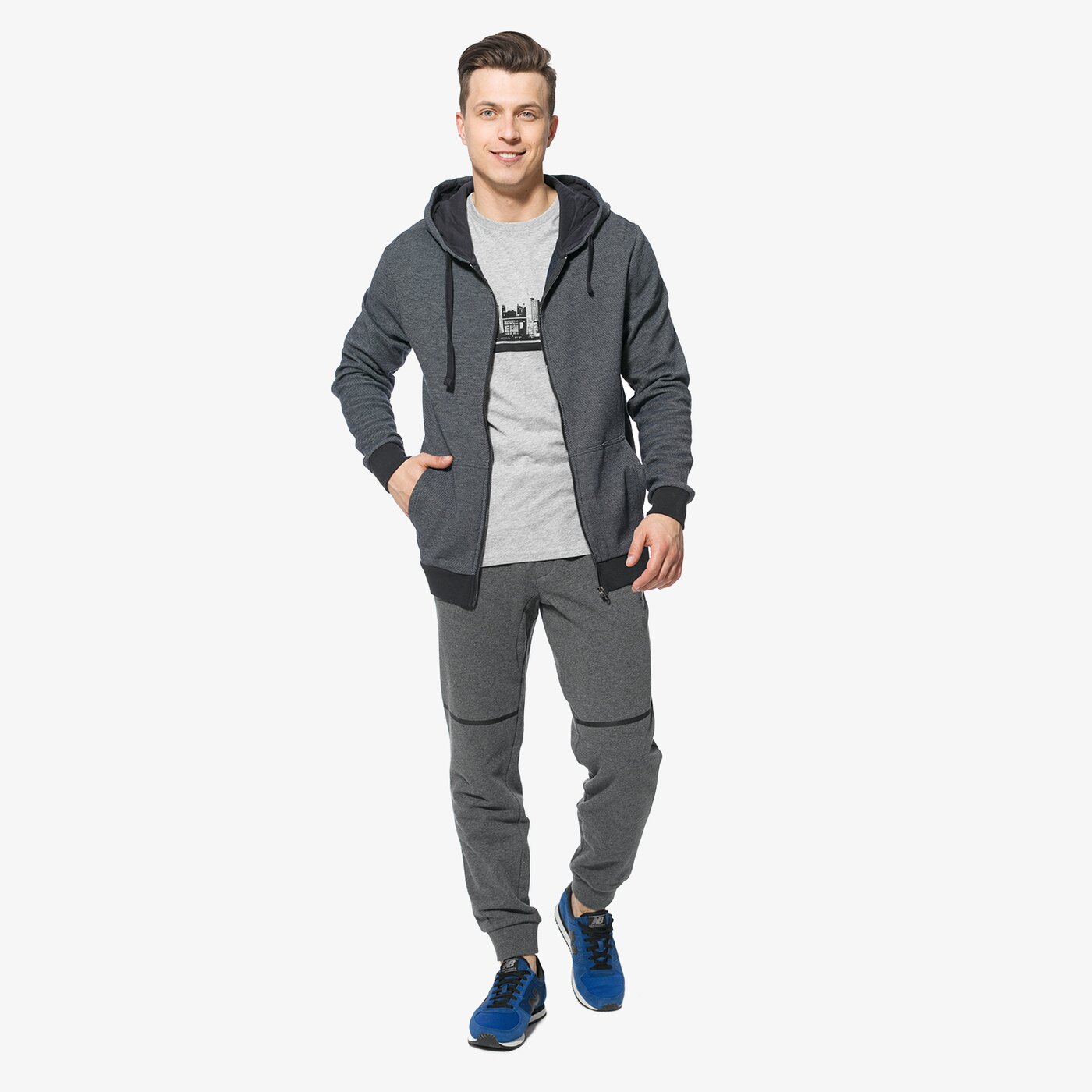 Bluza męska FEEWEAR BLUZA MARTIN fw18blm26001 kolor granatowy